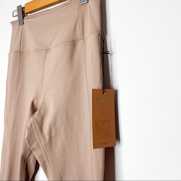 Girlfriend Collective summer high rise cropped compression leggings Quartz - Picture 8 of 13